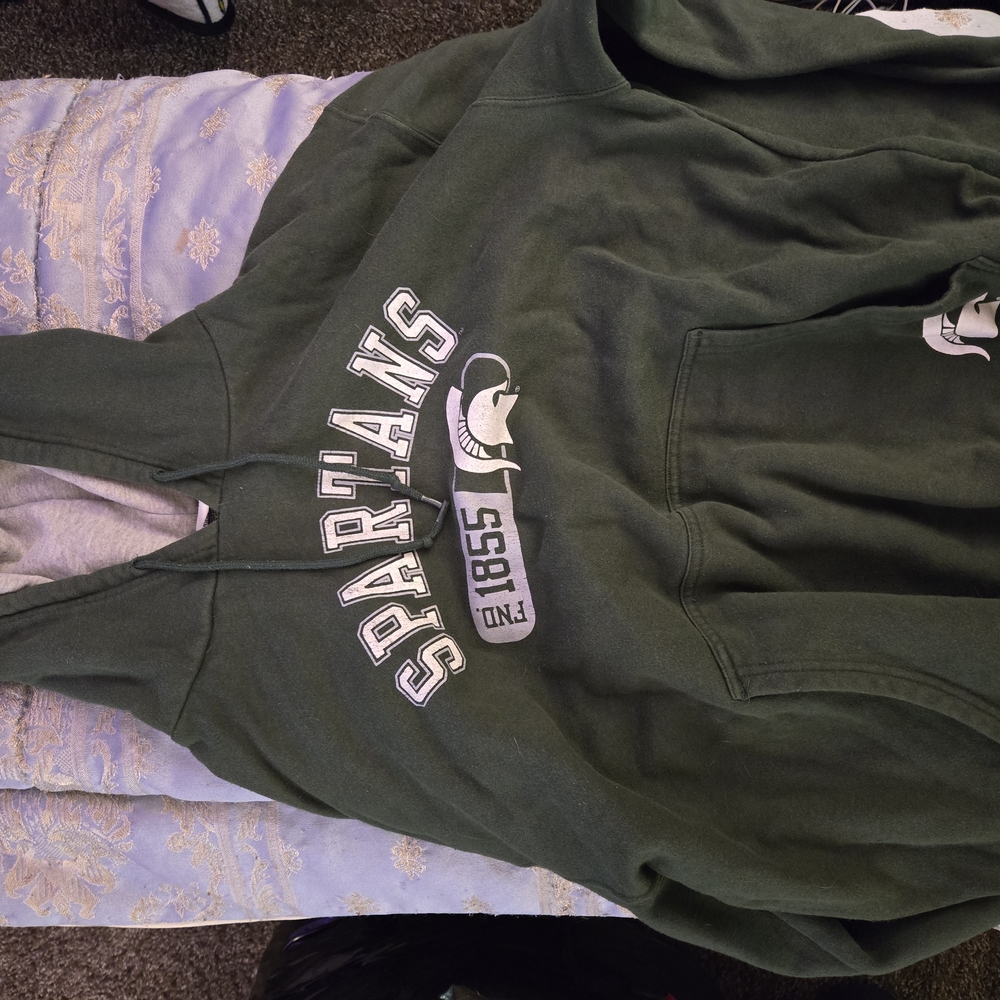 MSU Spartans Green Hoodie